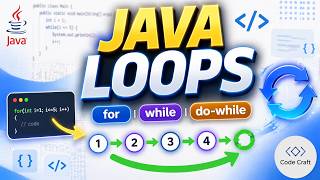 Loops in Java 🔥 | for, while, do-while Explained in Hindi with Examples | CodeCraft #java #loops