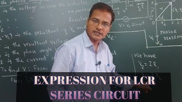 Expression for series LCR using Phasor diagram