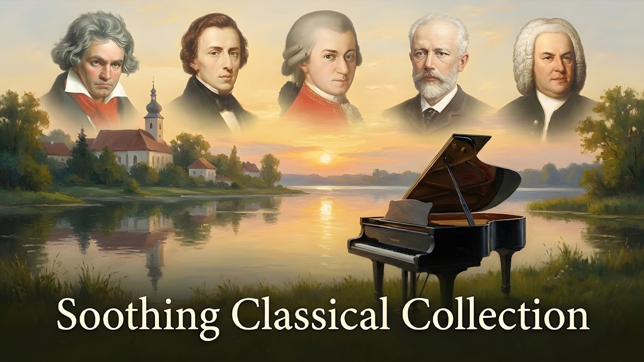 Классическая музыка успокаивает душу и сердце: Моцарт, Бетховен, Бах, Шопен...