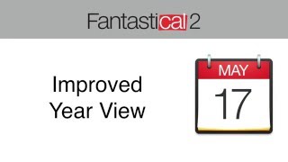 Fantastical 2 for Mac - Improved Year View