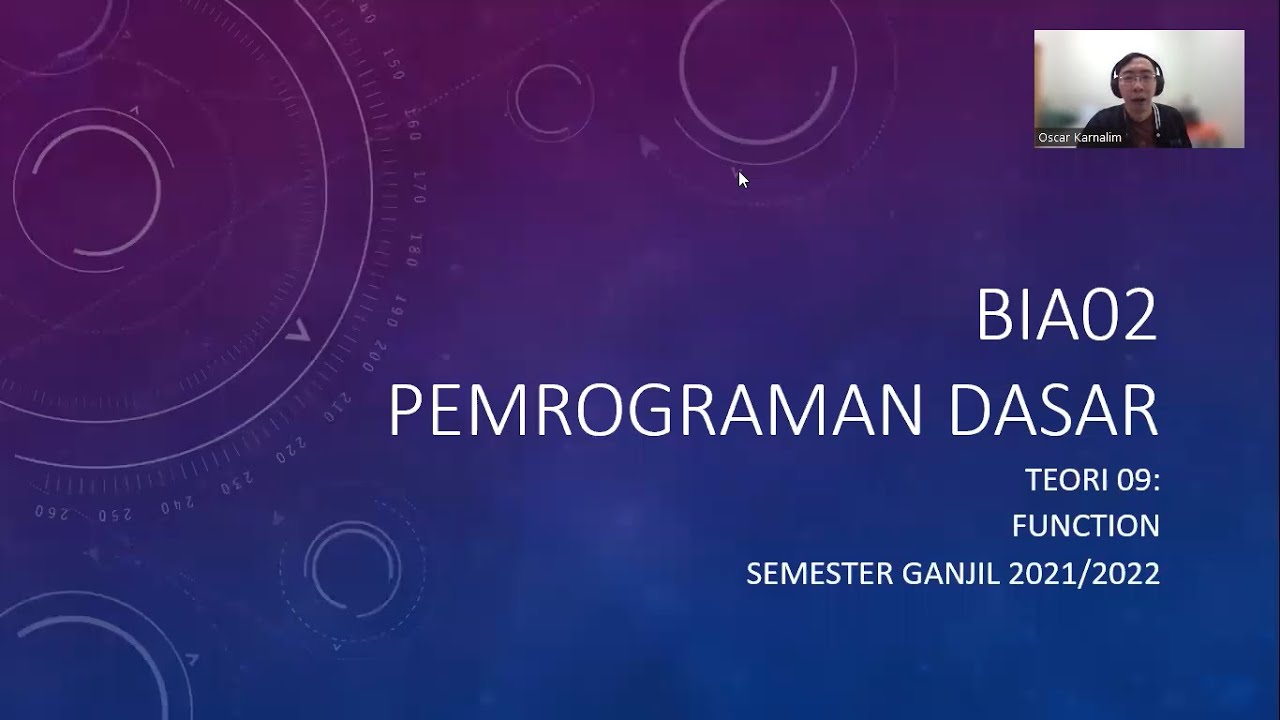 Pemrograman Dasar 09 | Fungsi di Java dan Python - YouTube