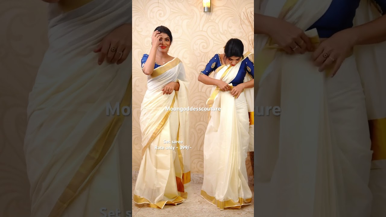 Set saree rate only 399/- #moongoddess  #moongoddesscouture @moongoddesscouture #readytowearsaree
