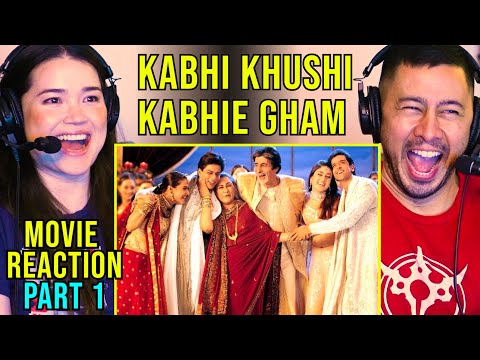 KHABHI KHUSHI KHABIE GHAM | Movie Reaction | SRK, Amitabh Bachchan, Kajol, Hrithik Roshan | Part 1