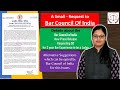 Request to Bar Council of India | 3 year Practice to be a Judge |  Alternative to Practice | SULC