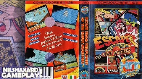 Escape From the Planet of the Robot Monsters (1990) by Domark/Atari/Tengen -Commodore 64-