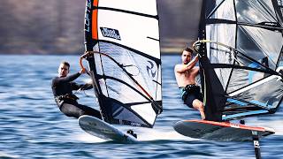 Foil vs Classic Windsurfing in Cold, Gusty Lake Conditions – Who Wins