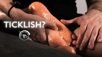 An ASMR Foot Massage That Will Make You Sleep! No Talking & Real Oil Sounds