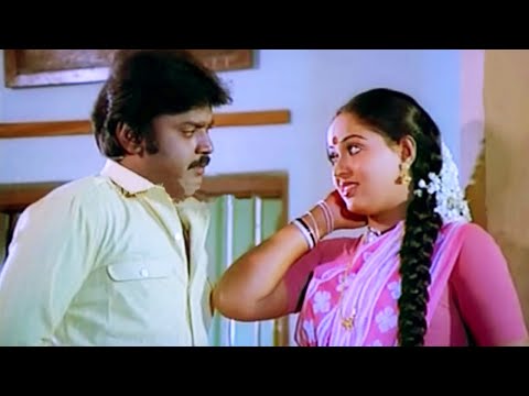 எட்டு குழந்தை பெத்திட்ட இன்னும் ஒழுங்கா தோசை சுட தெரியல | Vijayakanth Tamil Comedy Scenes