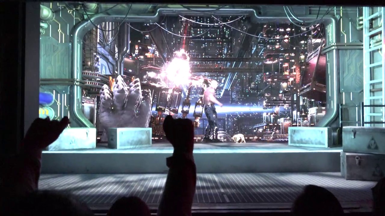 Guardians of the Galaxy - Mission: Breakout!. DCA Anaheim, 3rd Ride, Burning Love, 6-10-17, in 4K