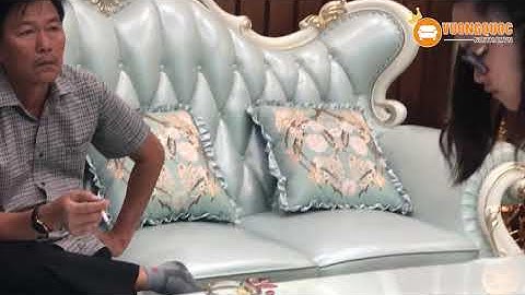 Hoàn thiện bộ sofa tân cổ điển sang trọng tại nhà anh Hóa – Quận 7