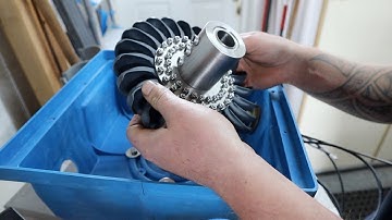 4 Nozzle Off Grid Micro Hydro Turgo Turbine  (Part 1 Machining Alternator Shaft Boss)