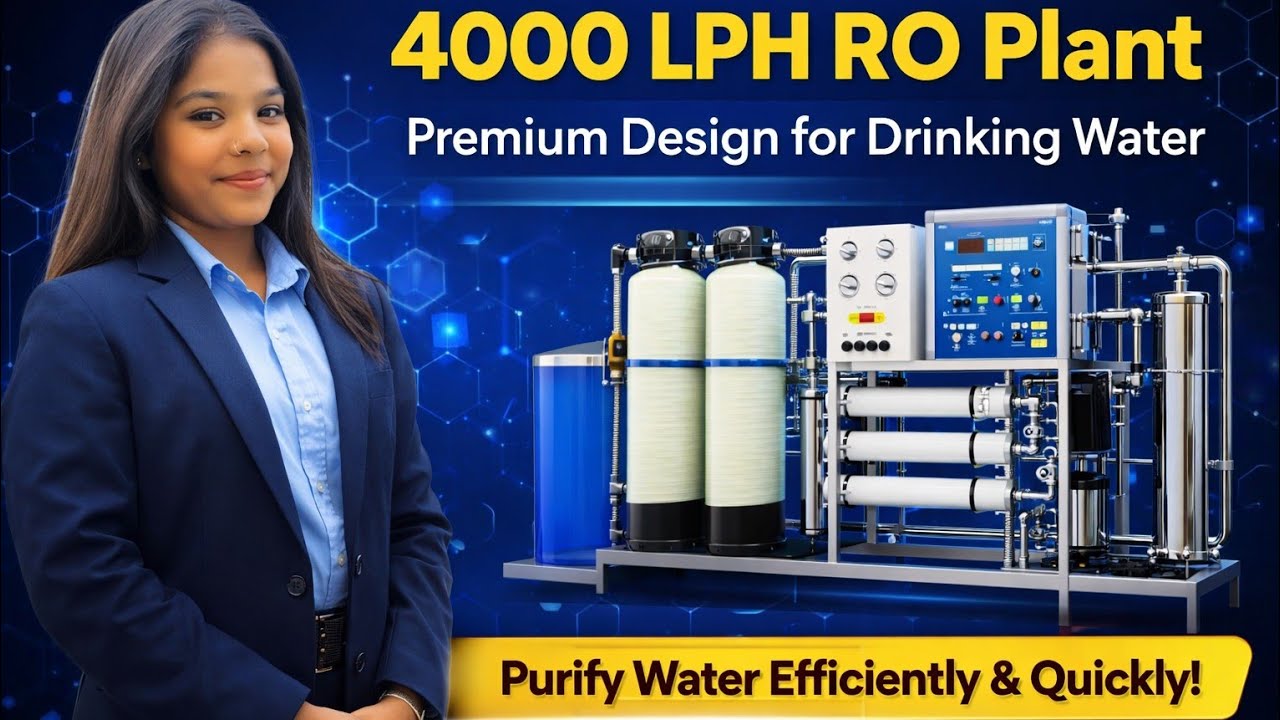4000 LPH Industrial RO Plant: Pure Water, Maximum Power! 