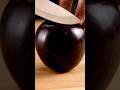 black apple cutting ASMR #shorts #viral #ai #satisfying