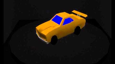 low poly car ( Autodesk Maya )