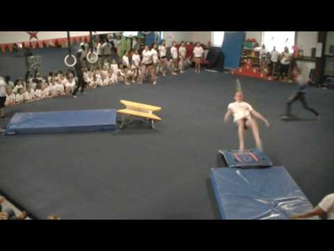 2016 Tumble Time Gym Show Mini Tramp Demp  One