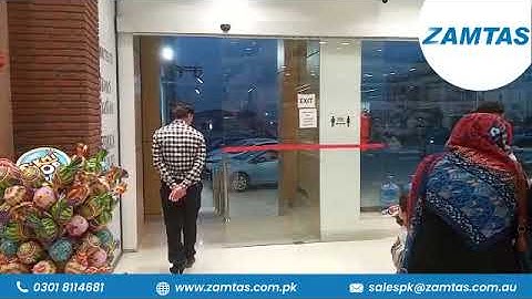 ZAMTAS | AUTOMATIC SLIDING DOOR WITH MOTION SENSOR | HIGHLIGHTS