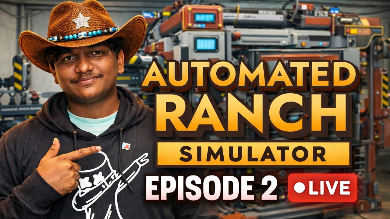 AUTOMATED RANCH SIMULATOR 🚜 EPISODE 2 LIVE | FULL AUTOMATION BUILD! 🔥 ...