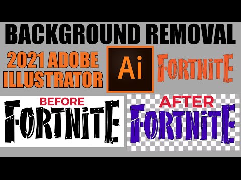 பின்னணி நீக்கம் ADOBE ILLUSTRATOR 2021