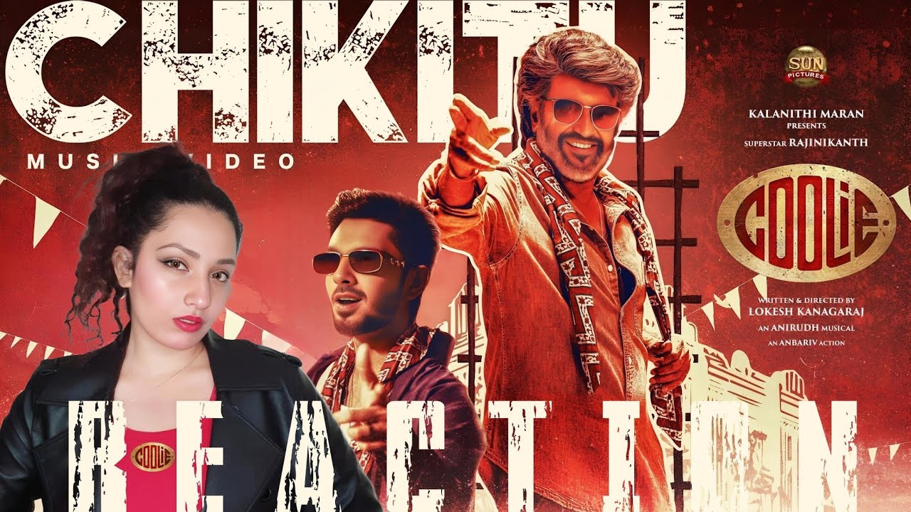 Chikitu - Official Music Video Reaction by Videsi Girl | COOLIE | Superstar Rajinikanth, Anirudh