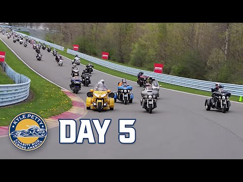 DAY 5 of the Kyle Petty Charity Ride: Niagara Falls, NY to Corning, NY
