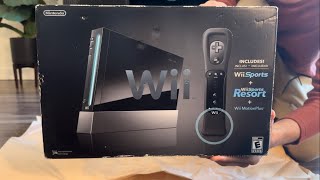 Nintendo Black Wii Unboxing