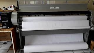 Plotter Ioline Flex Jet para trazo de moldes y patrones textiles para ropa