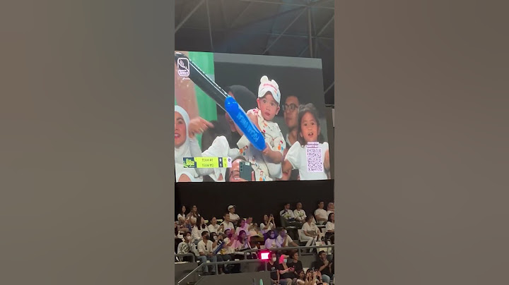 Satu Tennis Indoor Langsung Heboh Liat Cipung Muncul di Screen #shorts