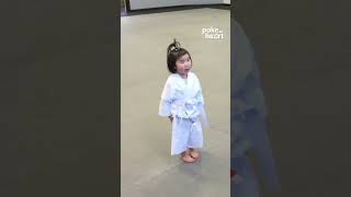 Little one's #Taekwondo recital is pure #superhero origin #story material!