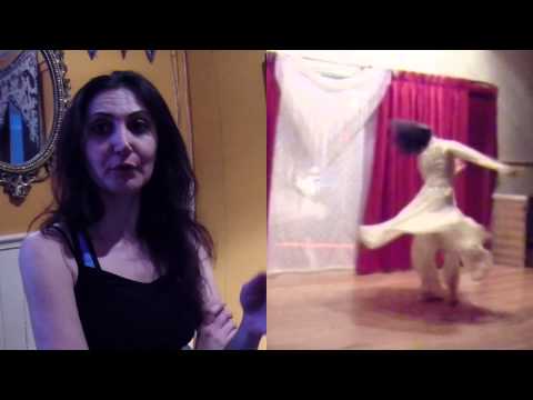 The amazing Farima Berenji - Persian Dance - Sufi and semazen