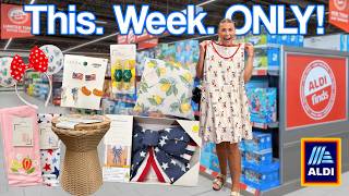I RAN to Aldi for These NEW Finds 👀 Disney Finds, Summer Decor &amp; More THIS WEEK ONLY!!