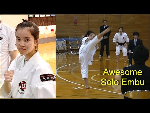Shorinji Kempo (JAPAN) Young Girl's Awesome Solo Embu