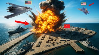 Scarborough Showdown: U.S Air Force B-2 Destroyed China Navy Ambush!