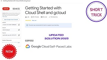 [Updated] Getting Started with Cloud Shell and gcloud | 2025 | #GSP002 #qwiklabs #qwiklabsarcade2024