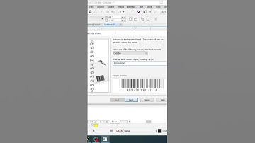 How to make a bar code in coral draw #youtubeshorts #viral #trending #video #coral #design