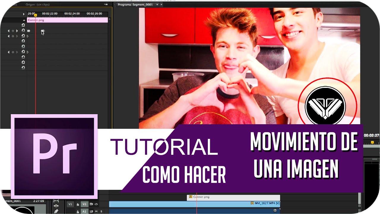 TUTORIAL Como Mover o Animar una Imagen en un Video [Premiere Pro CC
