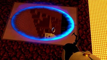 ZirCreepsAlot Plays: Portal 2 Custom Maps - Minecraft in Portal 2 {Part 6} (Final)