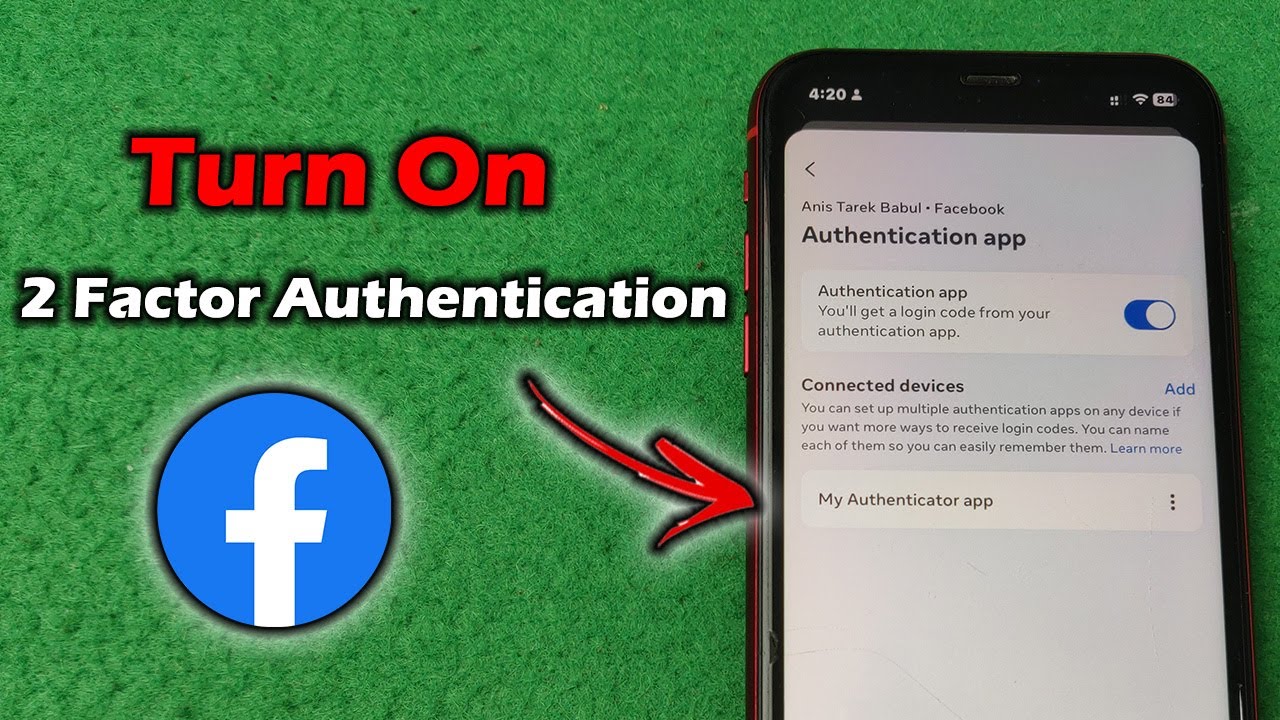 How To Turn On Two Factor Authentication In Facebook By Authentication ...