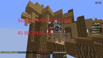 [FWR] HYPIXEL BEDWARS 3v3v3v3 WORLD RECORD