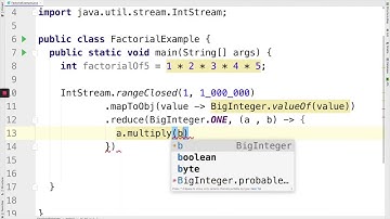 How do I find the factorial of a large number using java?