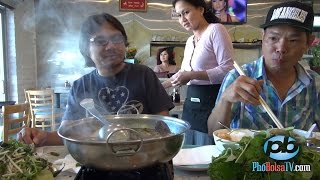 Lẩu mắm, chả giò chạo tôm và bánh xèo ở nhà hàng Thanh Mai