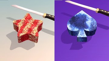 ASMR Cutting game! Relaxing sounds! Satisfying ASMR Video (Part 174)