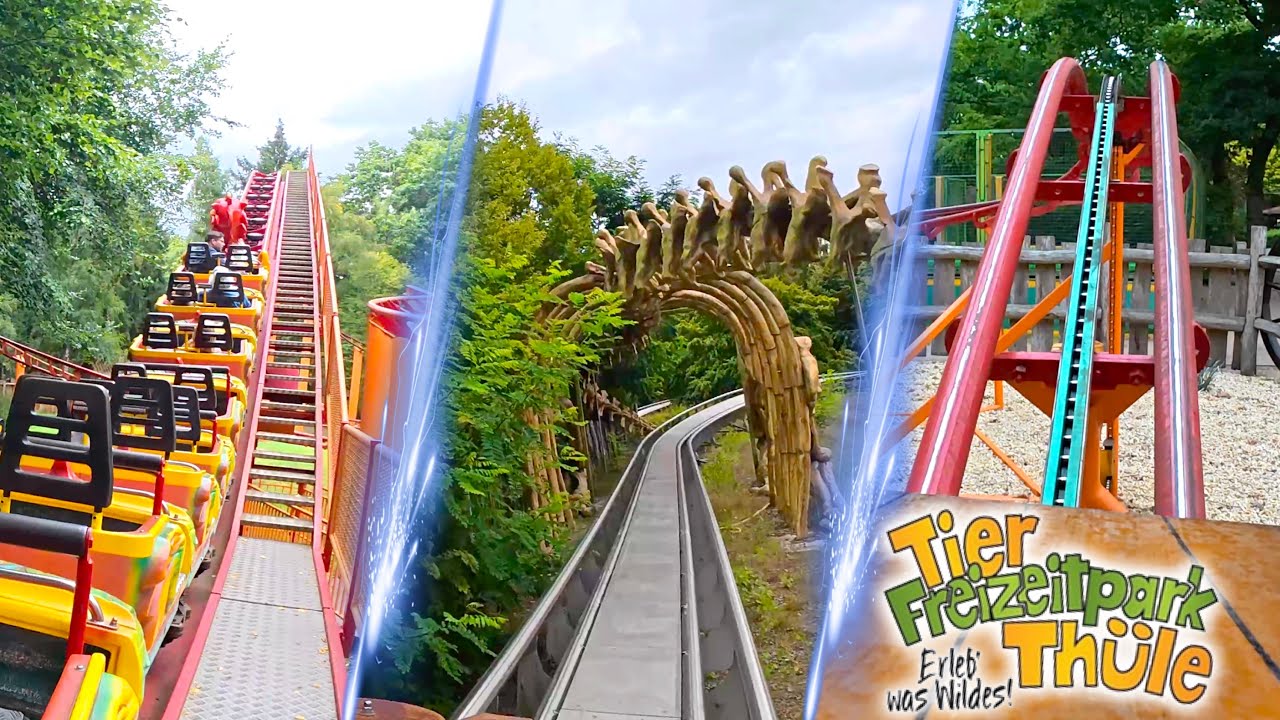 All Roller Coasters at Tier- und Freizeitpark Thüle 🇩🇪