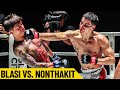 This Brawl was BONKERS 🤪 Blasi vs. Nonthakit | Muay Thai Full Fight