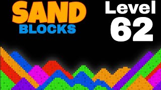 Sand Blocks level 62 walkthrough for Solution