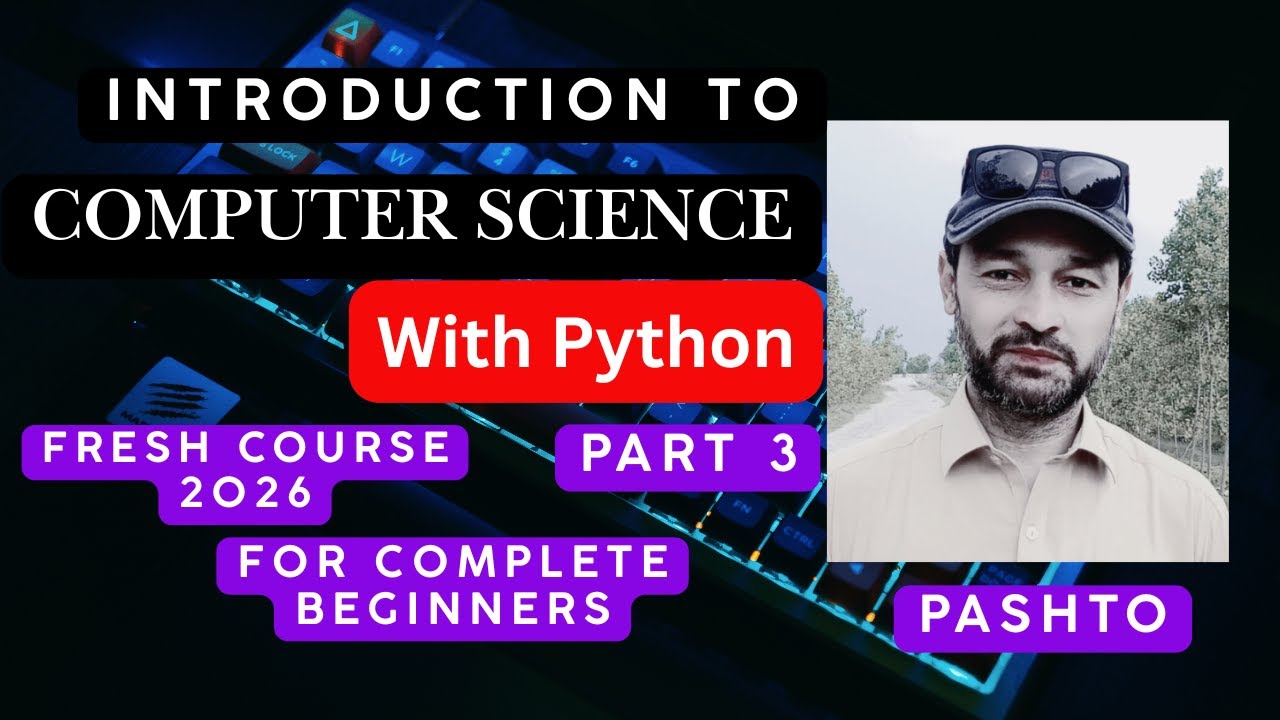introduction to computer science with python part3 (Pashto) | How to learn coding (Pashto)