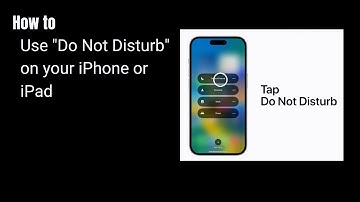 How to use Do Not Disturb in Control Center on your iPhone or iPad
