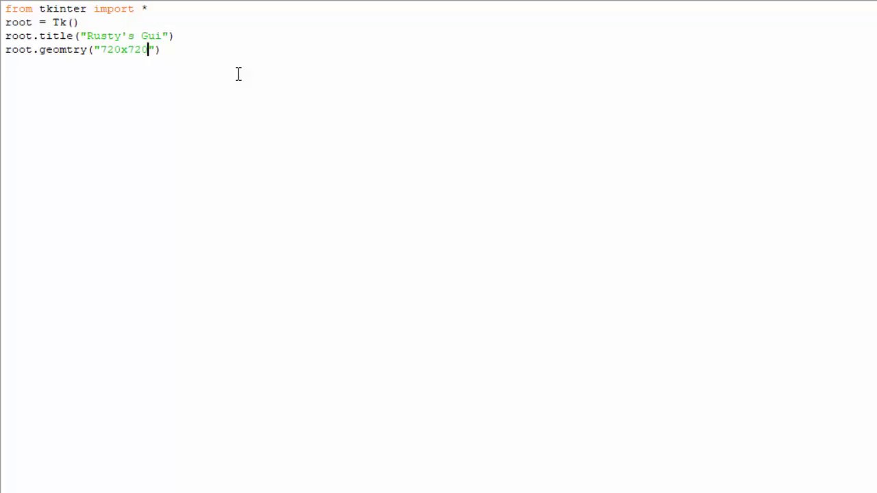 How to create a window in Tkinter python - YouTube