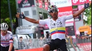 Narvaez gana a Pogacar y es nuevo líder del Giro de Italia