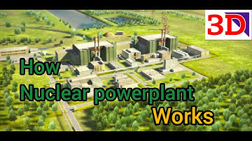 How Nuclear Powerplant works || Nuclear reaction || 3D Animation  ||
