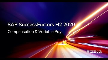SAP SuccessFactors H2 2020 Compensation & Variable Pay Release Highlights | Rizing HCM